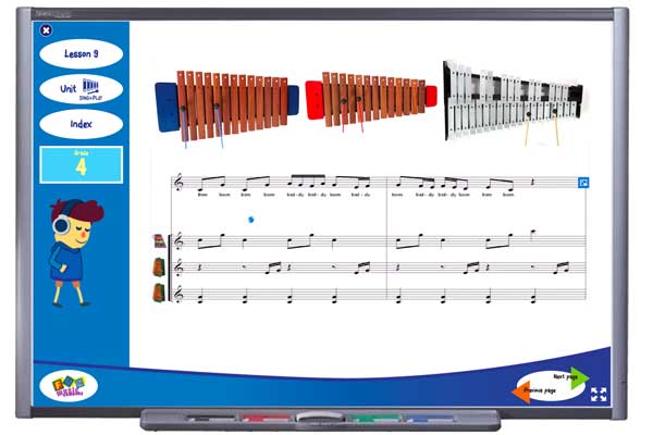 Primary music curriculum program song for grade 4